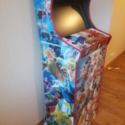 Borde d'arcade face droite Borne arcade réalisée par emeric lieutard - face gauche